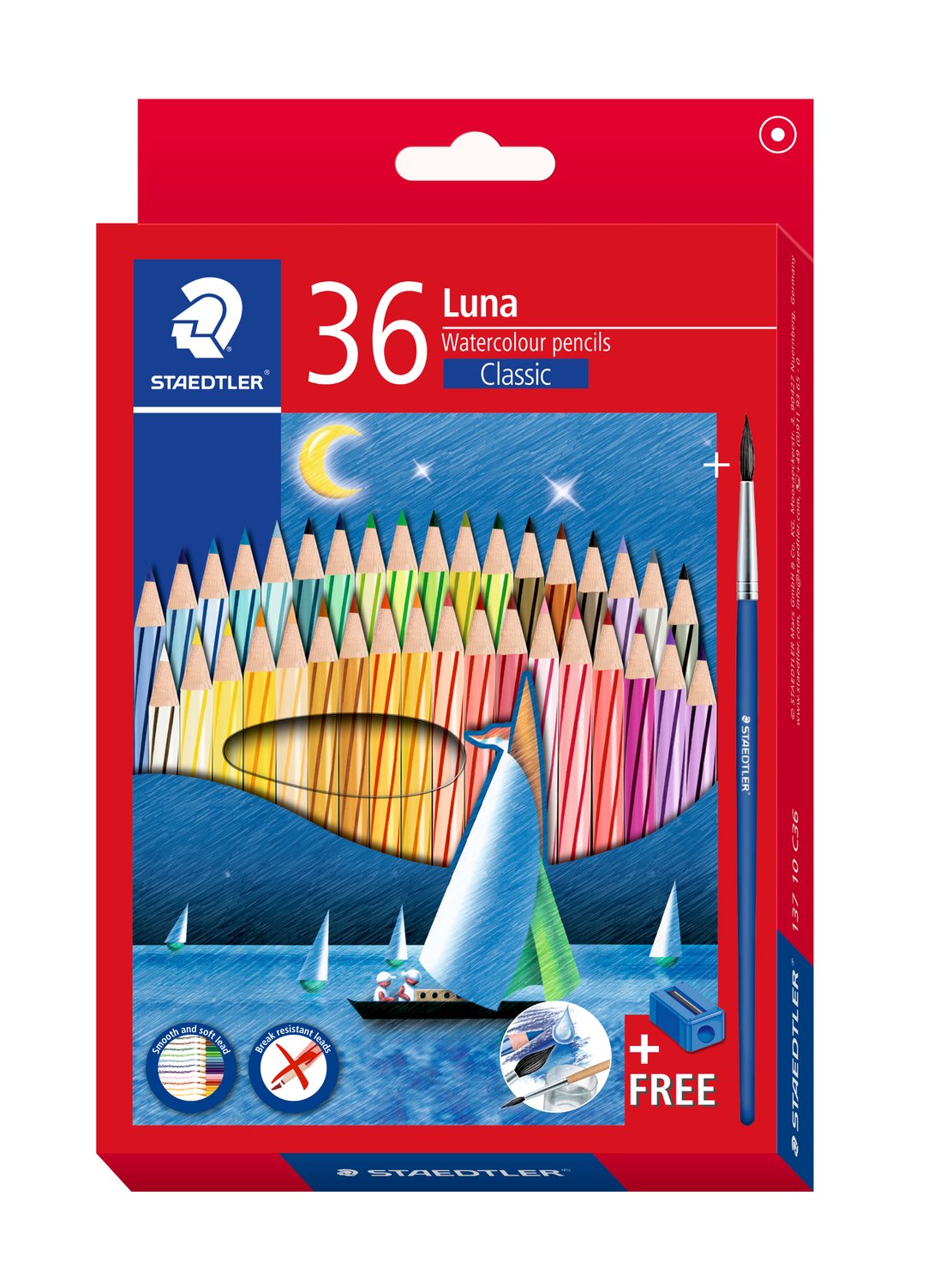 STAEDTLER Water Colour Pencils 36 Colours Cardboard Box