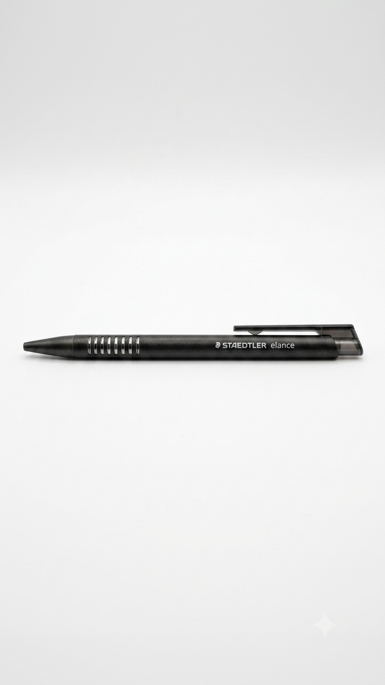 Staedtler Elance 421 25-3 Ballpoint Pen with Metal Clip - Blue Ink