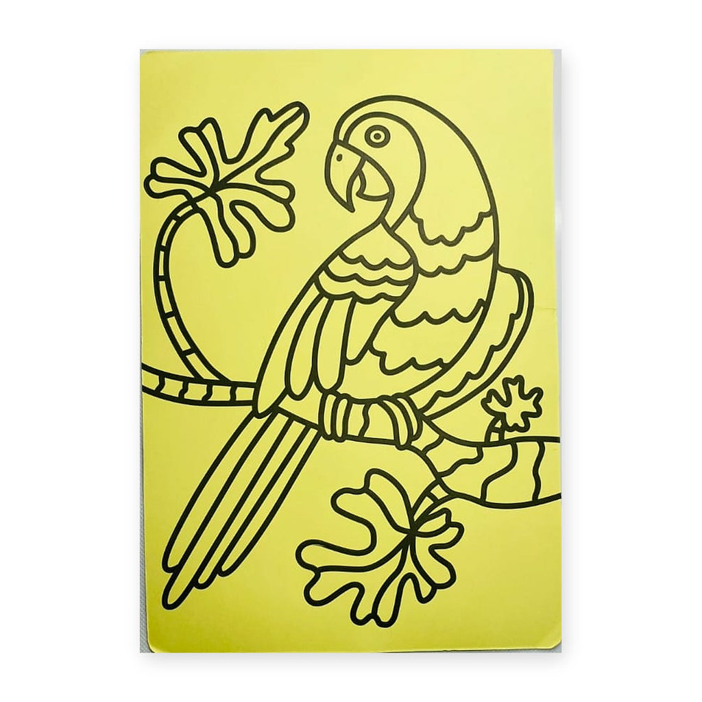 Sand Art Sheet - Parrot