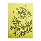 Sand Art Sheet - Butterfly Garden