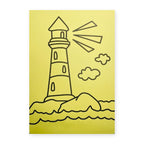 Sand Art Sheet - Lighthouse