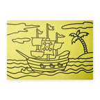 Sand Art Sheet - Pirate Ship