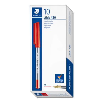 Staedtler Ballpoint Pen - Multiple Colors - Pack of 5/10