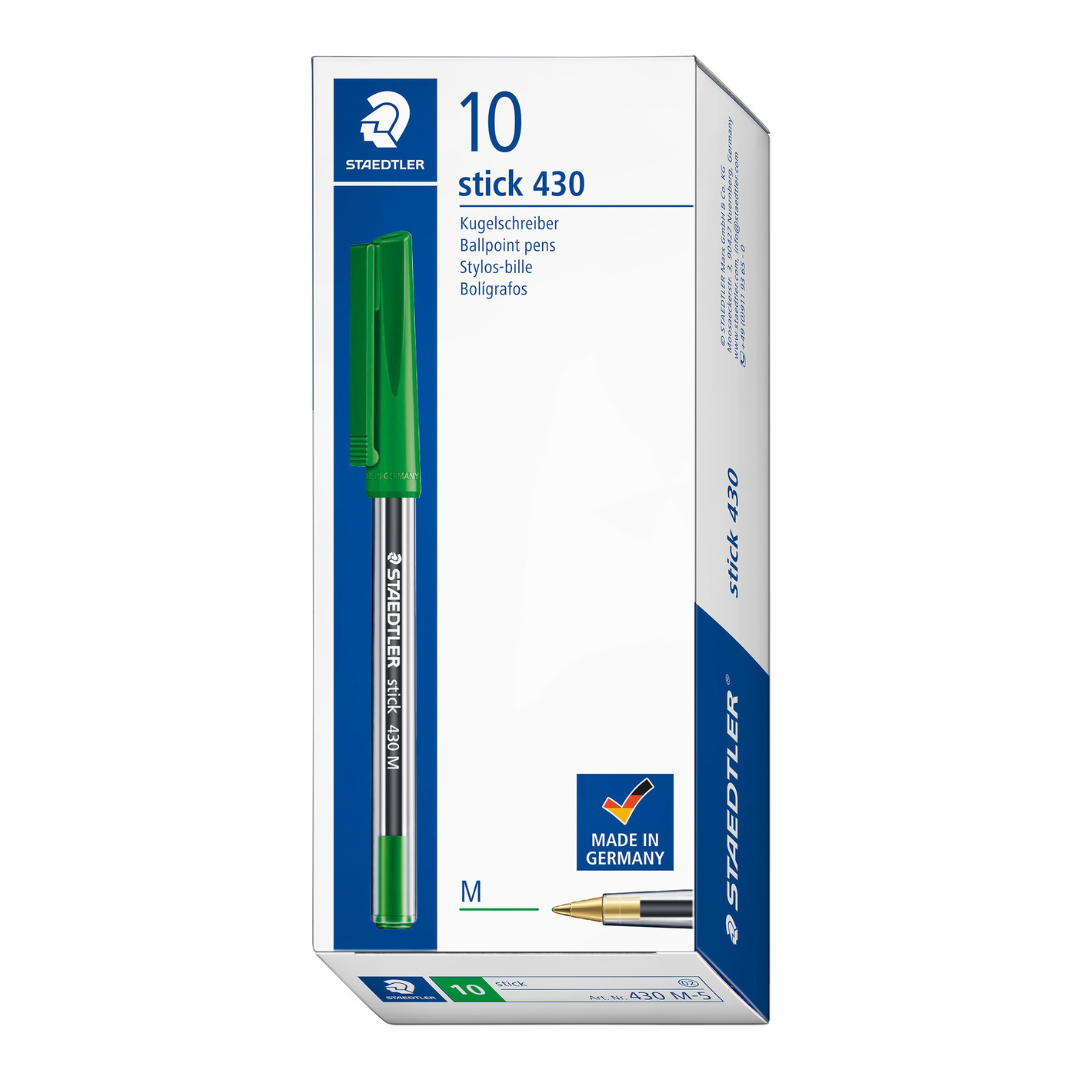 Staedtler Ballpoint Pen - Multiple Colors - Pack of 5/10