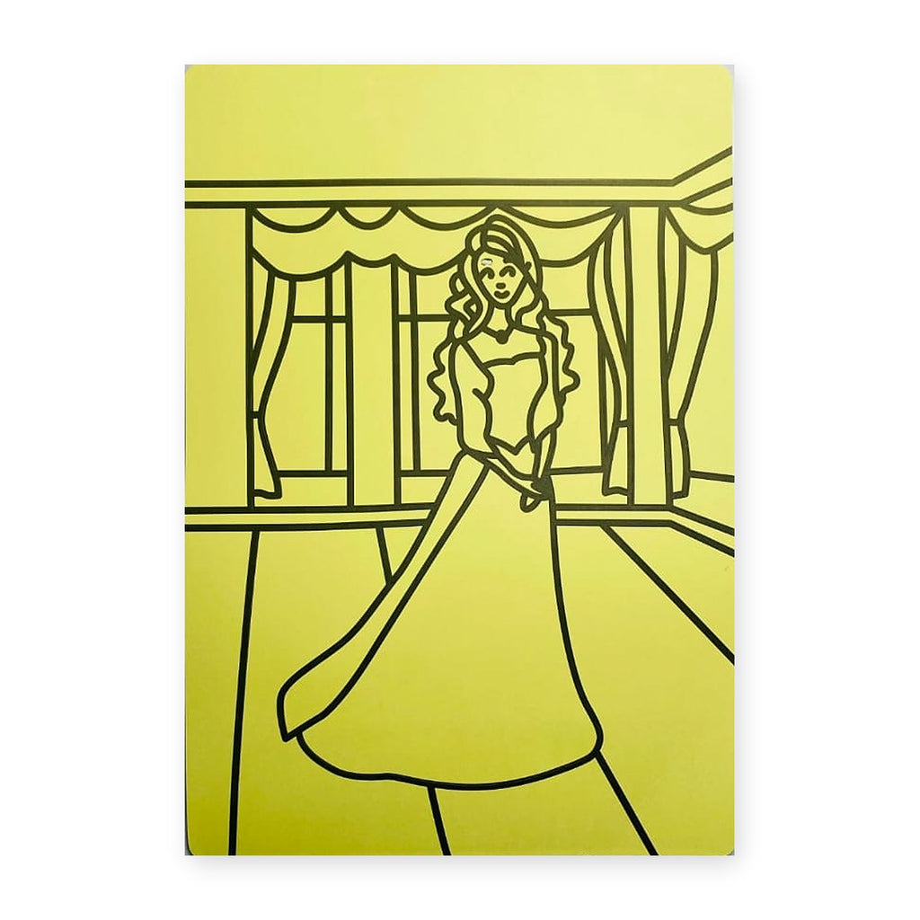 Sand Art Sheet - Ballroom Princess