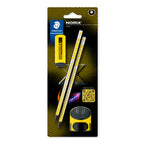 STAEDTLER NORIX 181 Pencil Set — 2 HB Pencils, Eraser & Sharpener