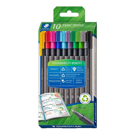 STAEDTLER Triplus Fineliner Set of 10