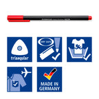 STAEDTLER triplus fineliner 334 — 12 Colours