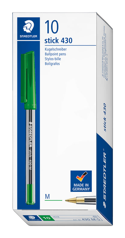 Staedtler Ballpoint Pen - Multiple Colors - Pack of 5/10