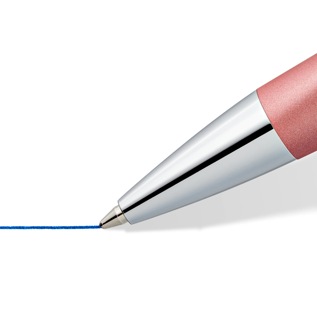 STAEDTLER triplus 444 Metal Ballpoint Pen — Blue Ink, Medium