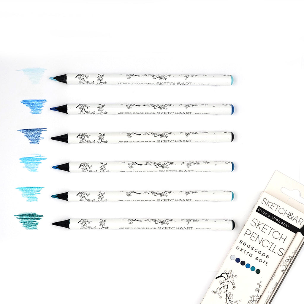 Bruno Visconti Sketch&Art Jumbo Colour Pencils — 6 Colours