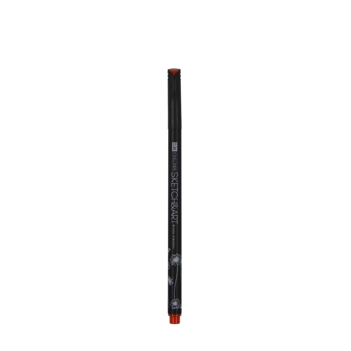 Bruno Visconti Sketch&Art "Black Edition" Fineliners — 12 Colours, 0.36 mm