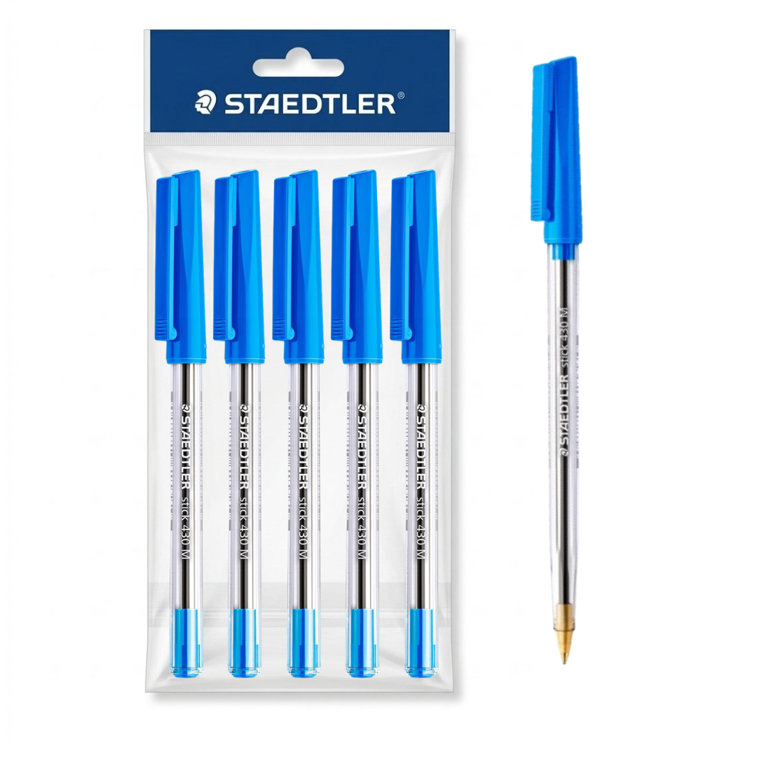 Staedtler Ballpoint Pen - Multiple Colors - Pack of 5/10
