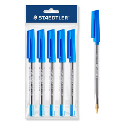 Staedtler Ballpoint Pen - Multiple Colors - Pack of 5/10