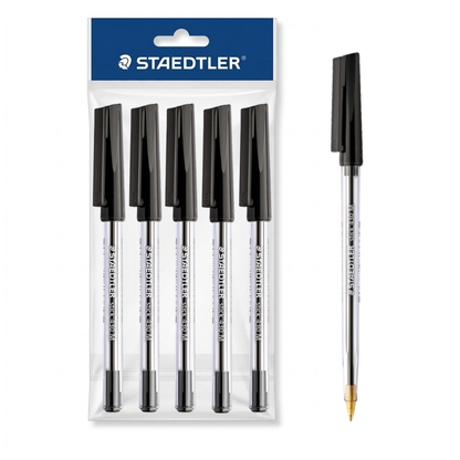Staedtler Ballpoint Pen - Multiple Colors - Pack of 5/10