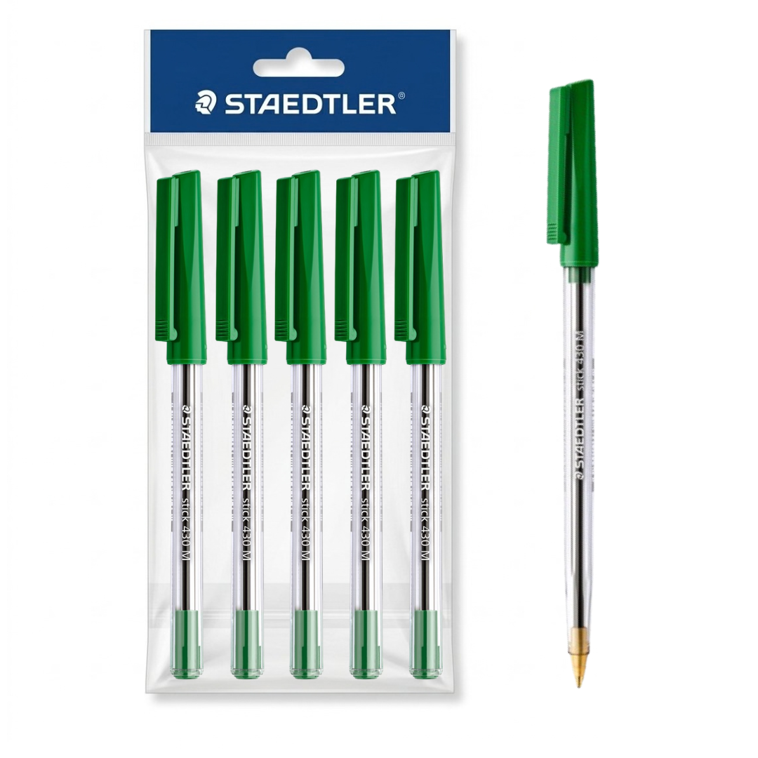 Staedtler Ballpoint Pen - Multiple Colors - Pack of 5/10