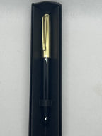 Bruno Visconti Napoli Ballpoint Pen — Black & Gold, in Gift Box