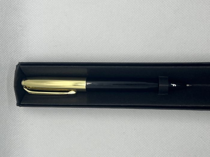Bruno Visconti Napoli Ballpoint Pen — Black & Gold, in Gift Box