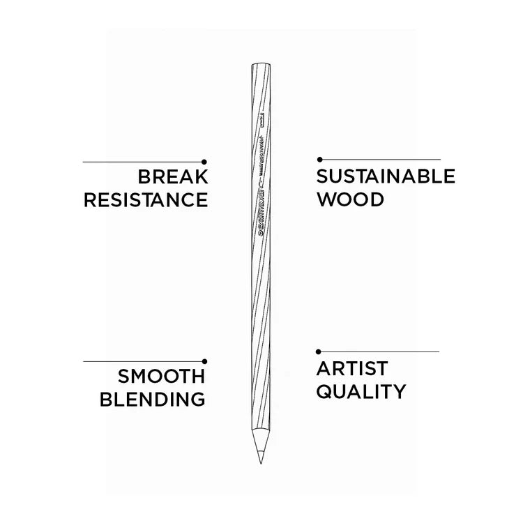 STAEDTLER Luna Water Colour Pencil Pink Medical (hematoxylin and eosin) Pencil  - pack of 6
