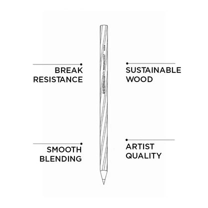 STAEDTLER Luna Water Colour Pencil Pink Medical (hematoxylin and eosin) Pencil  - pack of 6