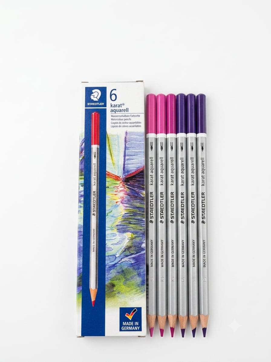 STAEDTLER Karat Aquarell Watercolour Pencils — Medical Pack of 6