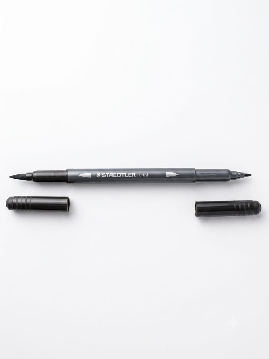 STAEDTLER Double-Ended Watercolour Brush Pen 3001