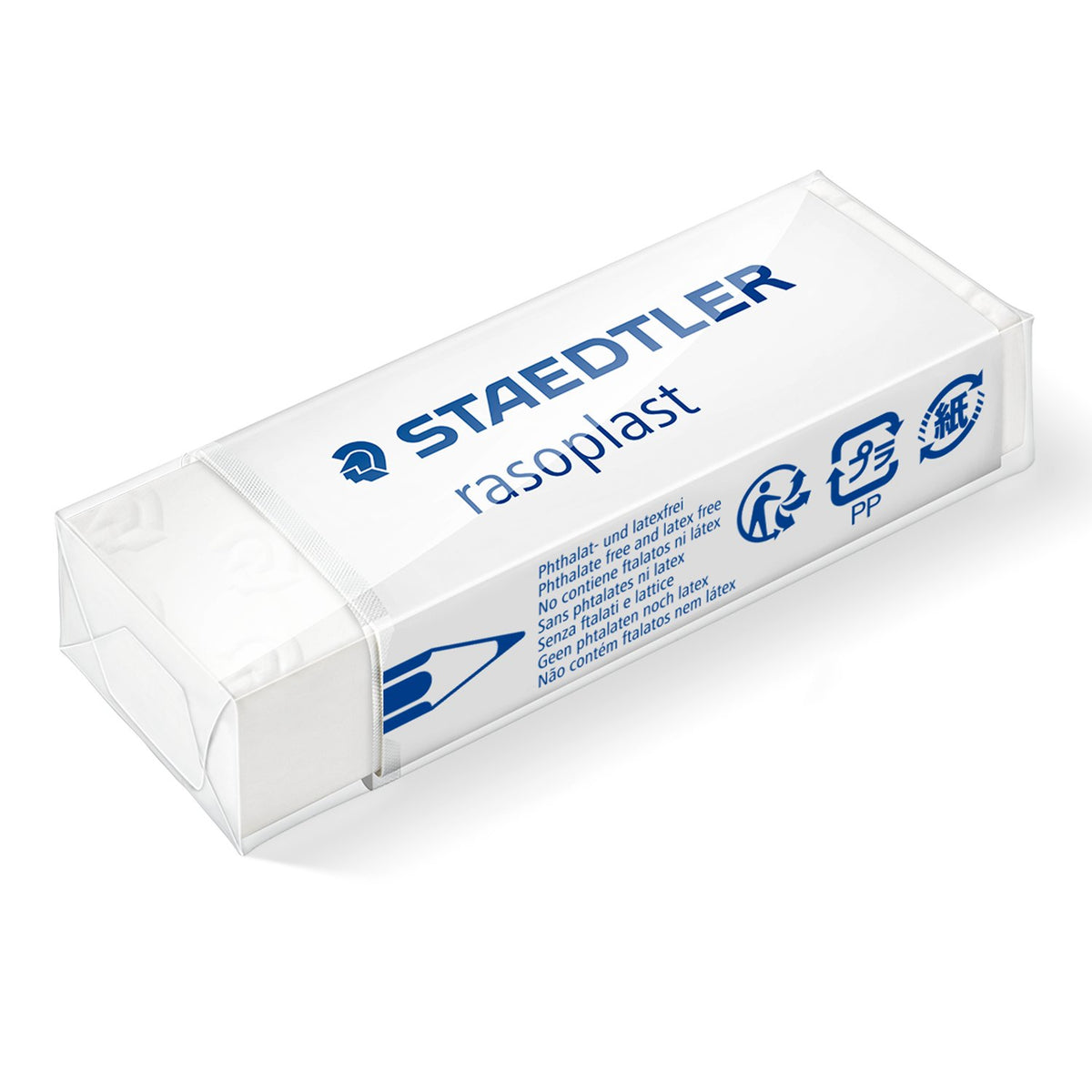 STAEDTLER Rasoplast Eraser Large (65 mm) — Pack of 4