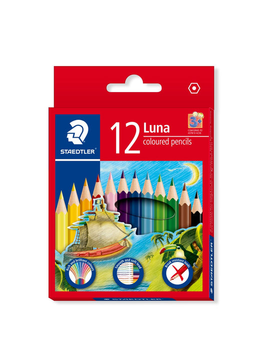 STAEDTLER Luna Colour Pencils Short 12 Colours