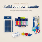 Essentials Bundle — Pencils, Eraser, Sharpener, Highlighter, Scissors