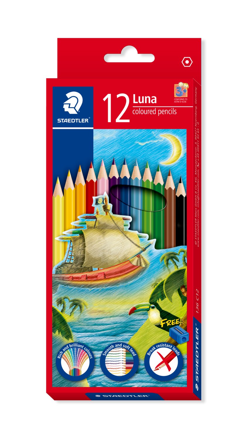 STAEDTLER Luna Colour Pencils — 12 Colours