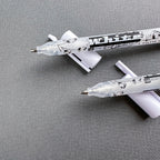 Bruno Visconti Sketch&Art White Gel Pens — Set of 2 (0.8 mm & 1.0 mm)