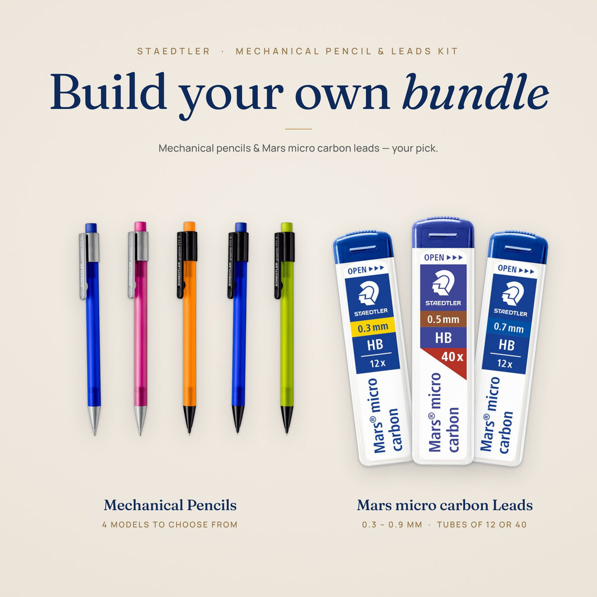 Mechanical Pencil Bundle — Pencil & Matching Leads