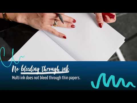 STAEDTLER Pigment Brush Pens — 6 Blues & Violets