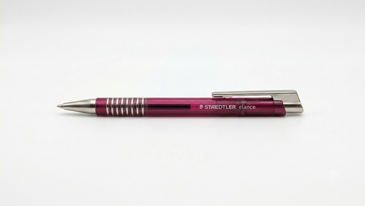 Staedtler Elance 421 25-3 Ballpoint Pen with Metal Clip - Blue Ink