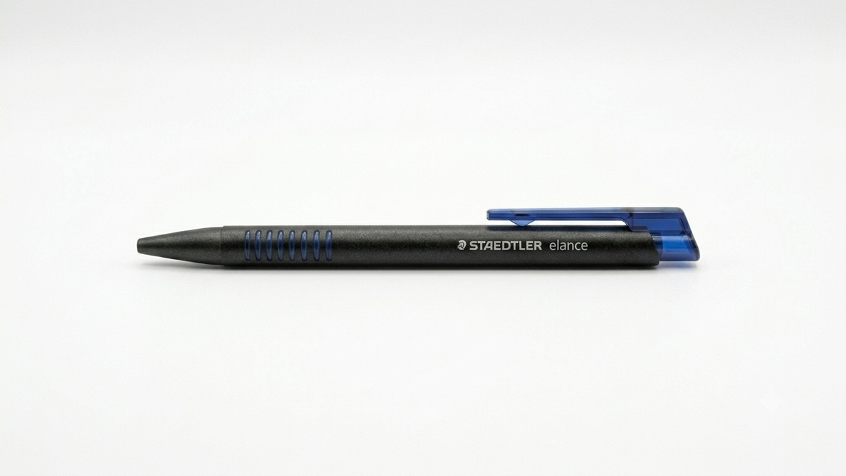 Staedtler Elance 421 25-3 Ballpoint Pen with Metal Clip - Blue Ink