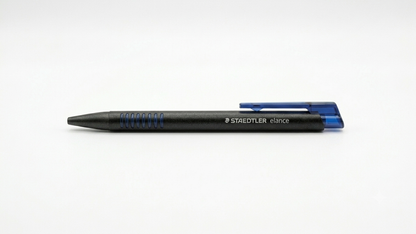 Staedtler Elance 421 25-3 Ballpoint Pen with Metal Clip - Blue Ink