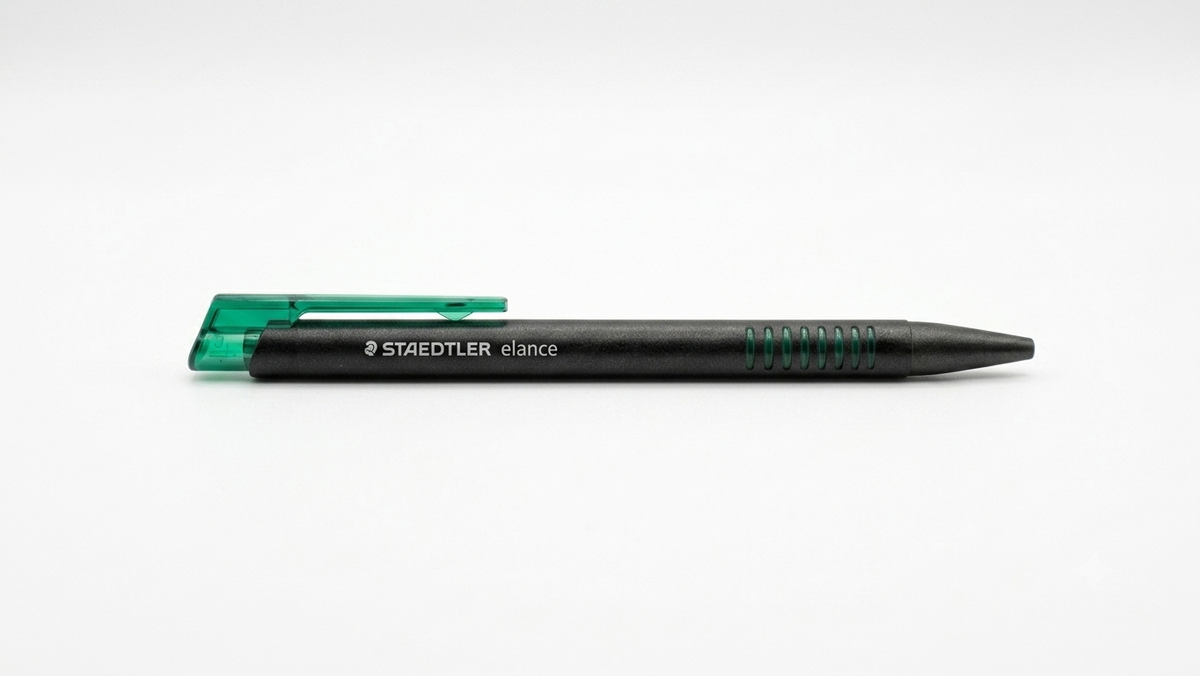 Staedtler Elance 421 25-3 Ballpoint Pen with Metal Clip - Blue Ink