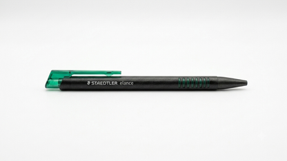 Staedtler Elance 421 25-3 Ballpoint Pen with Metal Clip - Blue Ink