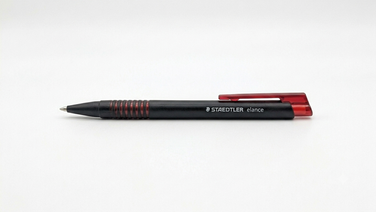 Staedtler Elance 421 25-3 Ballpoint Pen with Metal Clip - Blue Ink