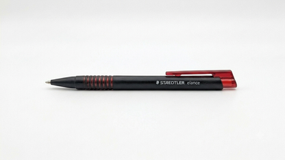 Staedtler Elance 421 25-3 Ballpoint Pen with Metal Clip - Blue Ink