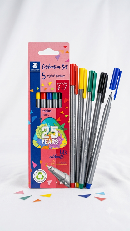 STAEDTLER Triplus Fineliner Set 4+1