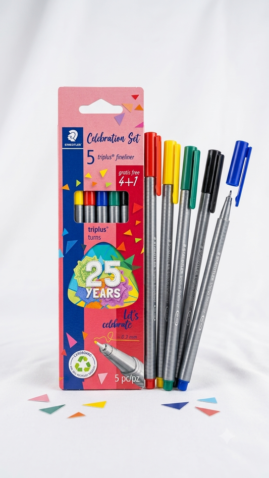 STAEDTLER Triplus Fineliner Set 4+1