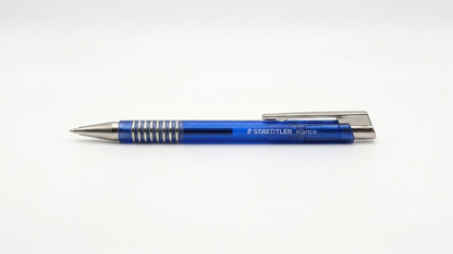 Staedtler Elance 421 25-3 Ballpoint Pen with Metal Clip - Blue Ink
