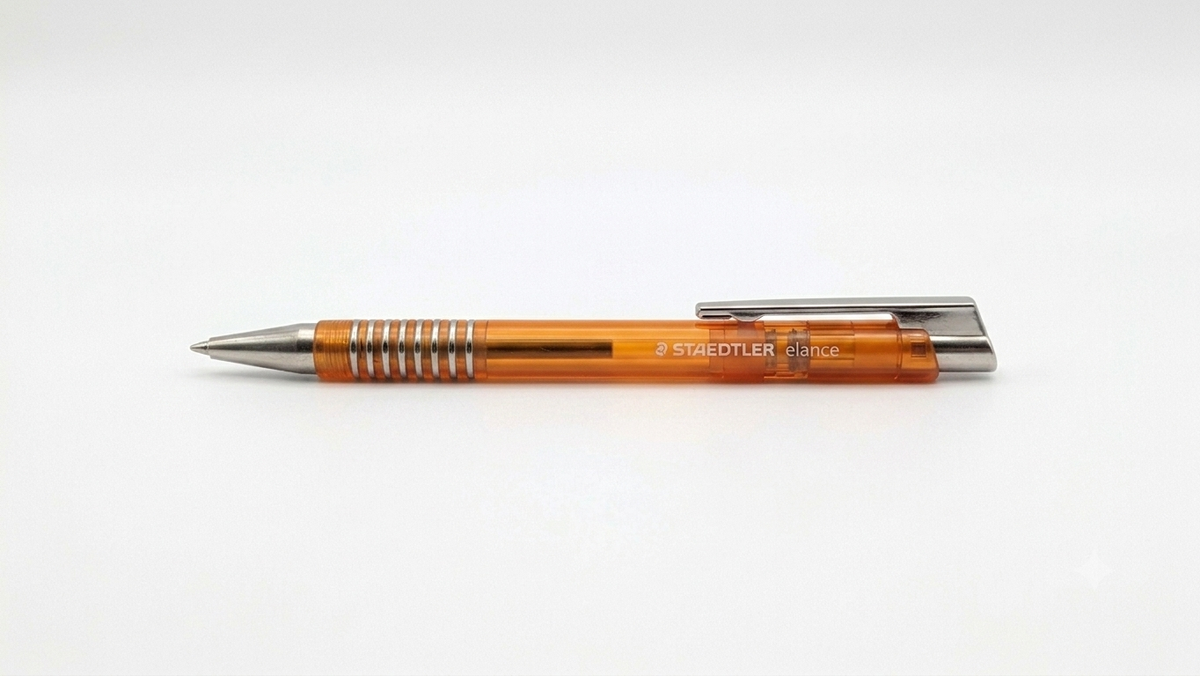 Staedtler Elance 421 25-3 Ballpoint Pen with Metal Clip - Blue Ink