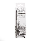 Bruno Visconti Sketch&Art Woodless Graphite Pencils — Set of 6 (2H–8B)