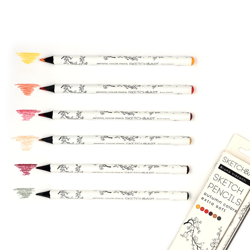 Bruno Visconti Sketch&Art Jumbo Colour Pencils — 6 Colours
