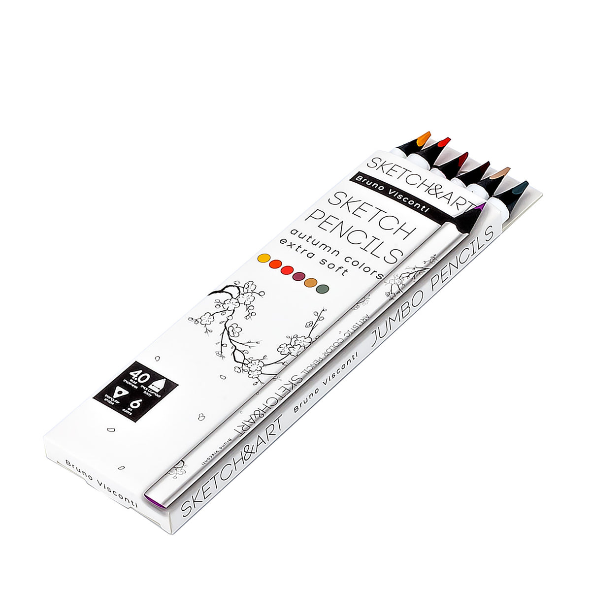 Bruno Visconti Sketch&Art Jumbo Colour Pencils — 6 Colours