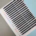 Bruno Visconti Sketch&Art "Black Edition" Fineliners — 12 Colours, 0.36 mm